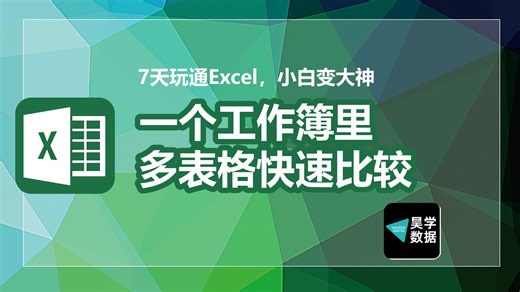【Excel不为人知的好功能】单工作簿也能双开窗口！告别繁琐切换！