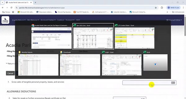 How to File Louisiana Parishes Monthly Sales Tax Return in 2025 |Step by Step Process | US Sales Tax