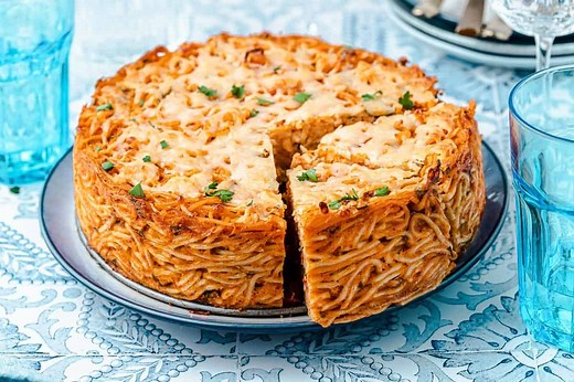 Spaghetti Pie (Leftover Spaghetti Recipe) | The Mediterranean Dish
