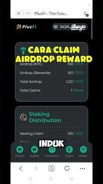 CARA CLAIM AIRDROP REWARD #ctcp #ctcplus #claim #claimairdrop #claimreward #cara #caramudah #tips
