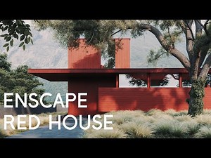 Enscape Red House | Modulus Render