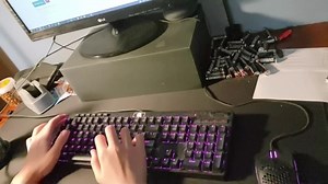 I type with one finger on my right hand and I hate it