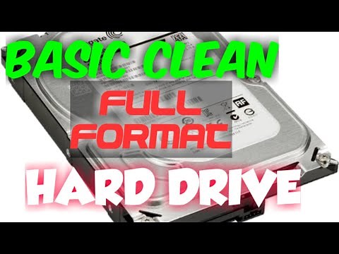 HOW TO CLEAN FORMAT FOR HARD DRIVE | PAANO E FORMAT NG MALINIS ANG HARDISK DRIVE | LEiRATECH