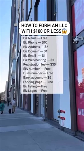 Percice Lo |Business Funding & Startup Coach on Instagram: "✨Drop what state you’re in & I’ll tell you the LLC formation fee! If you’ve been thinking you need a lot of money to start your business, I’m here to tell you: You Don’t! ✨A lot of what you need to start your business can be had for little to nothing. Here’s the breakdown: Biz name check: Free ➡️USPTO, GoDaddy, NAICS, SM Biz domain: $1 ➡️ ionos ($3 Hostinger) Biz email: $1 ➡️ ionos ($2 Hostinger $2; $2 GoDaddy) Biz web hosting: $1 ➡️ion