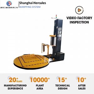 [Hot Item] Intelligent Automatic Pallet Wrapping Machine Can Cut and Clamp Film Remote Control System Wrapping Machine