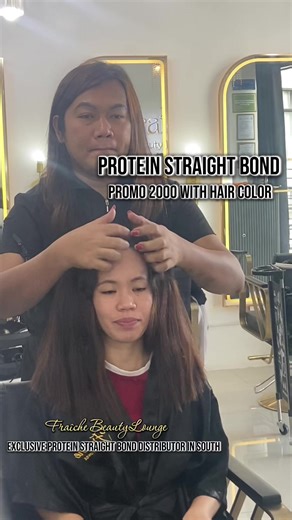 Protein Straight Bond Promotion with Free Hair Color
