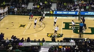 Baylor vs. Stephen F. Austin: 2022 NCAA volleyball first round highlights