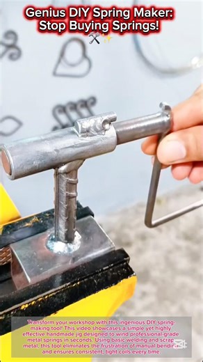 Genius DIY Spring Maker: Stop Buying Springs! 🛠️✨