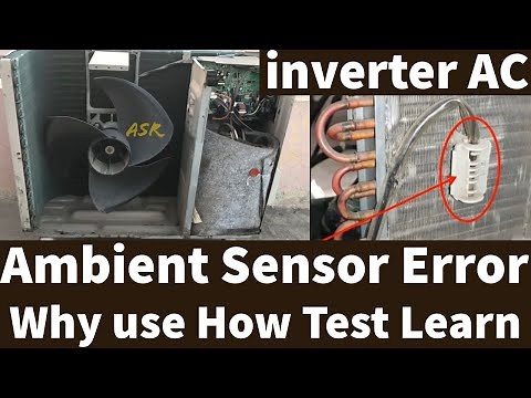 inverter AC Repair Video AC outdoor Ambient temperature sensor how many benefits Sensor Checking