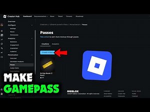 How to Make a Gamepass on Roblox - Full Steps