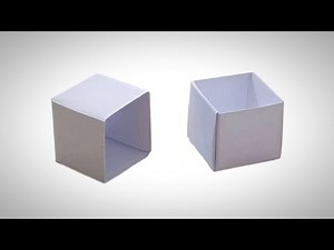 Paper box | easy origami | tutorial | Πως να φτιάξετε κουτί από χαρτί 📦