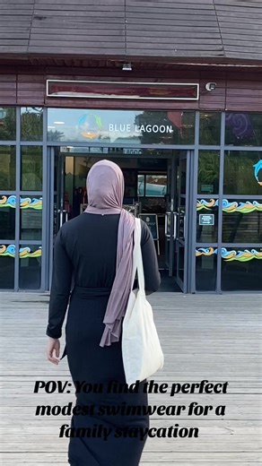 The perfect modest swim for a family staycation in Wales #fypage #modestsportswear #ModestFashion #sports #fitnessmotivation #trending #EidGifts #modestfashion #swimwear