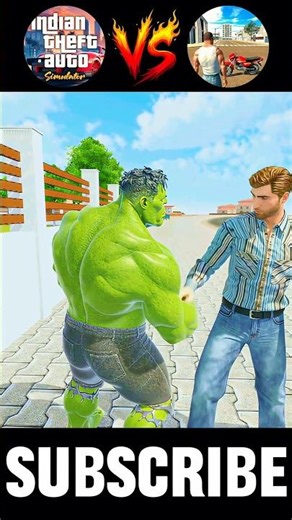 Hulk Vs NPC 😱 In Indian Theft Auto Vs Ibd3d 💥 #shorts #indiantheftauto #gta