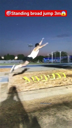 🎯Standing broad jump 3m, #asheeshjumper #longjump #standinglongjump #longjumptips #longjumpkaisekare