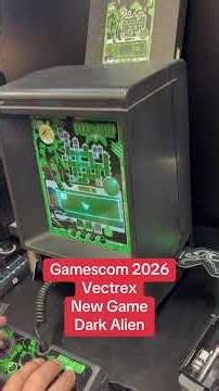 Gamescom 2026 New Vectrex Game: Dark Alien
