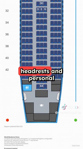 KLM Boeing 787-9 Flight Seat Map. Comment below which one you'd like to see next! #flight #seatmap #KLM