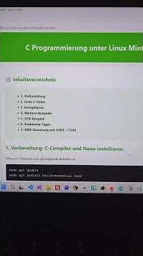 ✨ Linux + C: Dein erstes Programm „Hello World !!!“