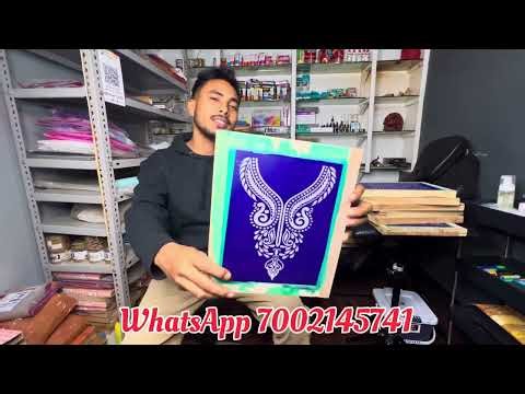 Screen printing new design for bedsheet | Pillow cover | Kurtis | Kurta | Mekhela chador