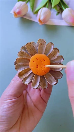 Turn Waste into Treasure: Creative Melon Seed Flower Craft