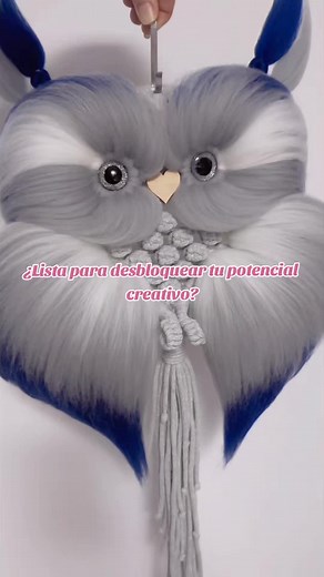 Crea tu propio búho de macramé: curso único en casa