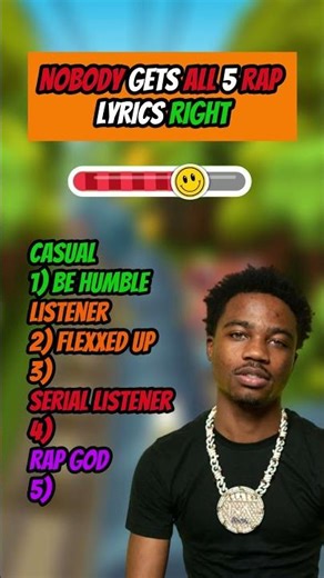 Finish The Impossible Rap Lyrics (HARD) 🎧