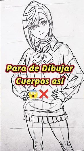 Como dibujar Cuerpos desde 0 😱❌ #anime #drawing #drawingtutorial #animeart #art #manga #dibujo