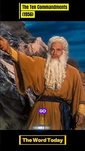 Moses Passes the Journey to Joshua | Final Scene of The Ten Commandments (1956) #viral #shorts #fyp