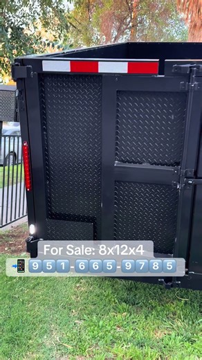 #dumptrailer #fyp #foryoupage #new @Danyelin Perez 🇲🇽 @ALEXIS RODRÍGUEZ 🇲🇽⏳🇺🇸 New Dump Trailer 8x12x4 2 Ejes de 6,000 libras cada uno Kit de carpa Llanta de refacción Lámina de Diamante Para Más información llama al: 9516659785