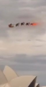 Santa has been spotted in Sydney making his way to the rest of Australia! #Christmas #Santa | Subtle Bogan Traits