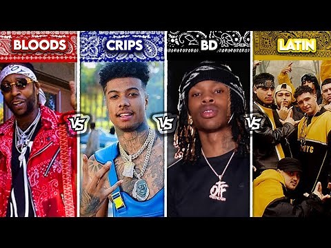 BLOOD RAPPERS vs CRIP RAPPERS vs BLACK DISCIPLE RAPPERS vs LATIN KING RAPPERS! (2020 Version)