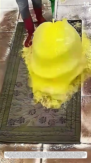 Heavy-Duty Carpet Cleaning: Squeegee and Polisher Transform Dull Carpets into Clean Ones