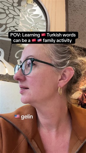 Making language lessons come alive with your bilingual kids - when you’re learning the language of your spouse - is one of the most rewarding parts of this whole process. They love “teaching” me now that I’ve started classes again. We have two girls - 6 and 4 - and in normal life, they only want me to speak English. But when I have homework, they are so excited to help me. ❤️🇹🇷🇺🇸🫶🏻❤️