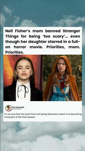 Stranger Things Too Scary for 14-Year-Old Star Nell Fisher! #ST5