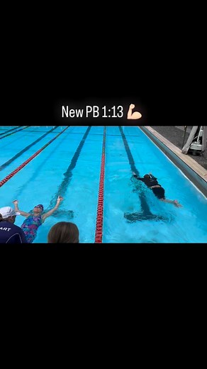 What an amazing day for a new PB 🤩 After swimming 1.1 kilometers in training, a fun race between myself and Nate turned into setting a new PB, so happy 😁 #jamiesworldnevergiveup #assistance_dogs_australia #epilepsy #cochlear #para_start #paraswimming #para #fnd #cerebralpalsy #differentability #uqsport #uqswimclub #personalbest | Jamie's World - Never Give Up