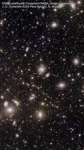 Incredible View of Perseus Cluster of Galaxies