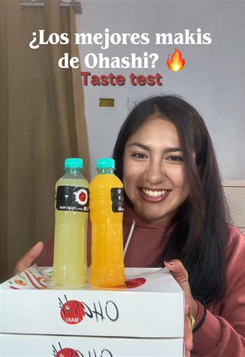 Probando los mejores makis de Ohashi 🍣🔥 hicimos el taste test y uno se llevó el primer lugar 😱 ¿Cuál pedirías tú? #ohashi #makis #sushi #tastetest #foodie