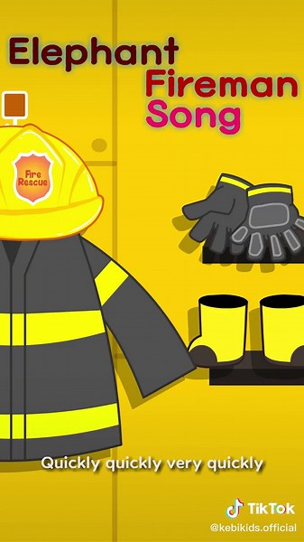 elephant fireman song #redmon #깨비키즈 #소방관 #firefighter #코끼리 #elephant #인기동요 #영어동요