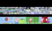 Mix of 8 videos from youtube : peppa pig 251 episodes at the same time
