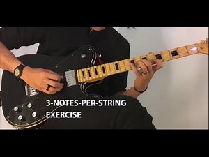 AGC MUSIC SCHOOL || 3 NOTES PER STRING EXERCISE