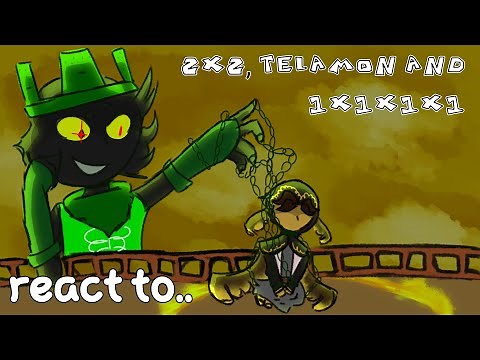 2x2, Telamon and 1x1x1x1 REACT TO | Parte 1 | ENG & ESP !! | ROBLOX Lore. (+ my AU) | NO SHIPS