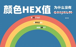 最大到#FFFFFF，颜色HEX值为什么没有G以上的字母？