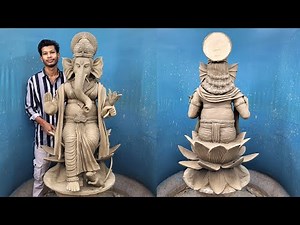 How to make Ganesha Idol made of clay | clay Ganpati Bappa #ganesha_idol #ganpati_bappa