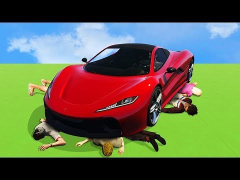 PEOPLE VS CARS! (GTA 5 Funny Moments)