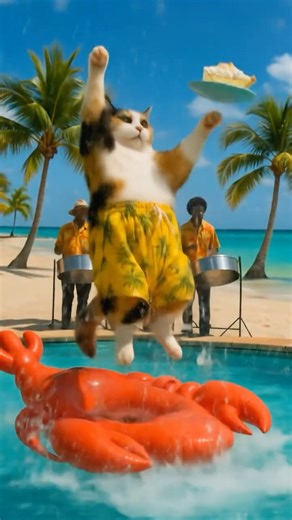 Caribbean Party Vibes: Would You Float in a Lobster Ring Tonight?