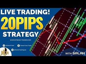 |Forex Live Trading| 20 pips a Day Strategy!