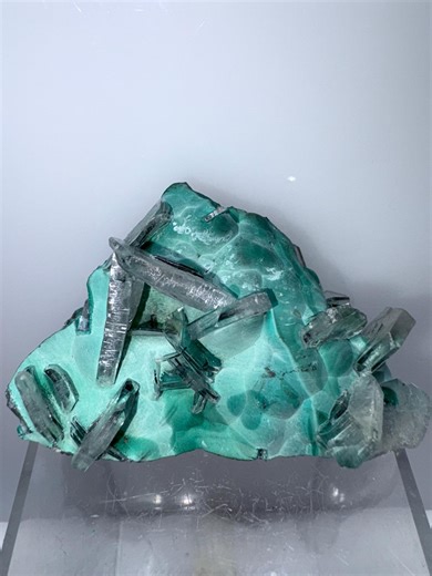 Barite on Malachite Natural Mineral Crystal Specimen Congo Africa - Etsy