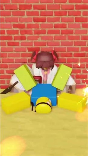 When a pro tries to save a noob ☠️ #roblox #robloxshorts #shortsfeed #robloxanimation