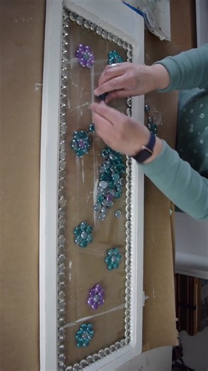 43K views · 191 reactions | Grab some Dollar Tree gems & an old window... #upcycling #dollartree | DIY with Hometalk | Facebook
