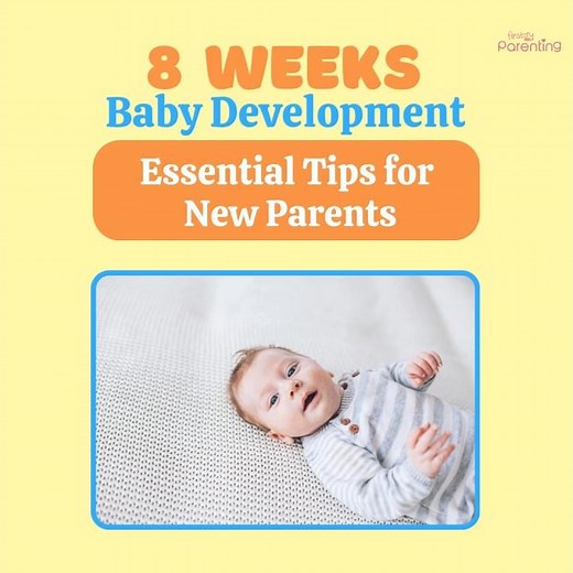 Important Milestones Of An 8 Week Old Baby #babymilestones #babydevelopment