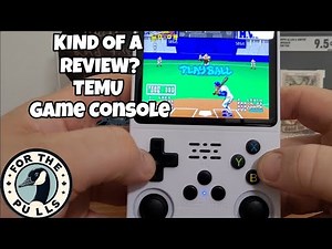 15,000 RETRO GAMES BUILT IN ??? Kind Of A "REVIEW" Of The TEMU r36s Handheld Game Console.